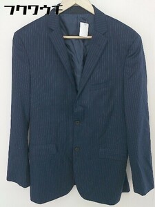 ◇ BURBERRY BLACK LABEL ネーム刺繍有 シングル2B 長袖 テーラードジャケット ネイビー系 メンズ