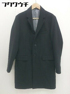 ◇ JUNRed ジュンレッド 長袖 チェスターコート サイズ M ブラック メンズ