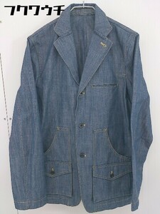 ◇ NATIONALITY+NAME=GROSBEC シングル 長袖 ジャケット サイズ40 ブルー系 メンズ