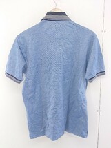 ◇ ◎ eita エイタ イタリア製 半袖 ポロシャツ サイズL ブルー系 メンズ_画像3