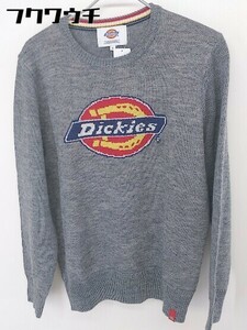 ◇ Dickies ディッキーズ 長袖 ニット セーター サイズS グレー系 メンズ