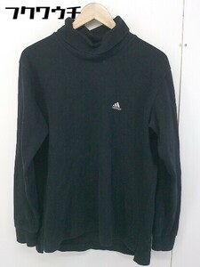 ◇ adidas アディダス 長袖 シャツ カットソー サイズM ブラック メンズ