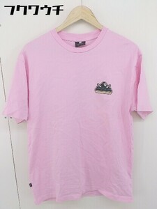 ◇ SWEET SKTBS スウィートスケートボード プリント 半袖 Tシャツ カットソー サイズ M ピンク メンズ
