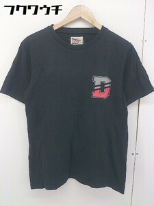 ◇ The DUFFER of ST.GEORGE 半袖 Tシャツ カットソー サイズS ブラック グレー レッド系 メンズ