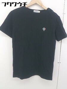 ◇ ARVOR MAREE アルボーマレー 半袖 Tシャツ カットソー サイズ1 ブラック メンズ