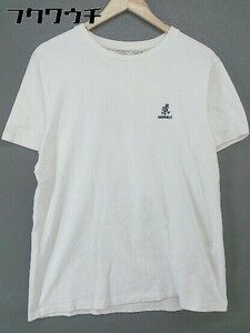◇ GRAMICCI グラミチ ロゴ 刺繍 バックプリント 半袖 Tシャツ カットソー サイズM ホワイト ブラック メンズ