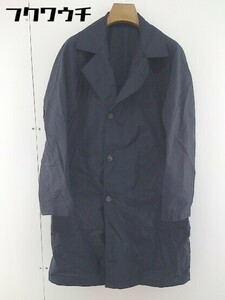 * nano&co nano and ko-nano universe длинный рукав пальто с отложным воротником размер S темный темно-синий серия мужской 