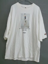 ◇ Fruit of the Loom Japan × ANNA MAGAZINE フロントプリント 半袖 Tシャツ カットソー サイズL ホワイト マルチ メンズ_画像1