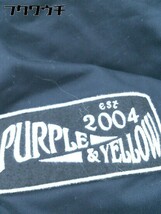 ■ Purple & Yellow パープルアンドイエロー 長袖 中綿 ジャケット サイズM ネイビー メンズ_画像5