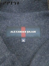 ■ Alexander Julian アレキサンダー ジュリアン ウール混 長袖 ダッフル コート サイズM ネイビー メンズ_画像4