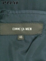 ◇ COMME CA MEN COMME CA DU MODE 2B シングル 長袖 テーラードジャケット サイズ46 ブラック メンズ_画像4