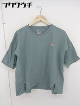 ◇ KELTY ケルティ クルーネック 半袖 Tシャツ カットソー サイズ F グリーン系 メンズ_画像1