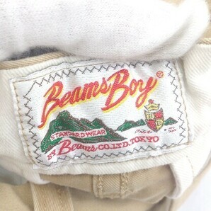 ◇ BEAMS BOY ビームス ボーイ ボタンフライ チノパン パンツ サイズ 2 ベージュ メンズの画像4