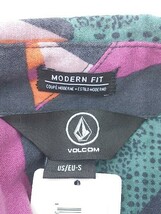 ◇ ◎ VOLCOM ボルコム 総柄 半袖 シャツ サイズ US/EU S ブラック パープル マルチ メンズ_画像8