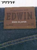 ◇ EDWIN エドウィン 402 ジーンズ デニム パンツ サイズ28 インディゴ メンズ_画像4