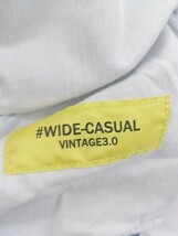 ◇ WIDE CASUAL カットオフ ジーンズ デニム パンツ サイズM ブルー メンズ_画像4