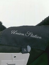 ◇ UNION STATION ユニオンステーション 長袖 中綿 ジップアップ ジャケット ブルゾン サイズS ブラック メンズ_画像4