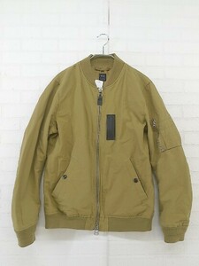 ◇ M&S エムアンドエス 長袖 MA-1 ジャケット サイズM マスタード イエロー系 メンズ