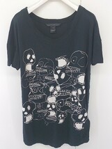 ◇ MARC BY MARC JACOBS イラスト 半袖 Tシャツ カットソー サイズXS ブラック ホワイト メンズ_画像2