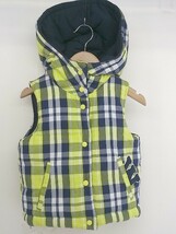 ◇ RODEO CROWNS WIDE BOWL RCWB リバーシブルキッズ 子供服 ジャケット ベスト サイズM ネイビー イエロー系 メンズ_画像3