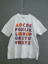 ◇ BAMBOO SHOOTS バンブーシュート 丸首 半袖 Tシャツ カットソー サイズL ホワイト メンズ_画像1