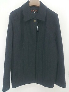 ◇ ◎ EVEX by KRIZIA エヴェックス バイ クリツィア ウール混 長袖 ジャケット サイズ46 ブラック メンズ
