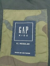 ◇ GAP KIDS ギャップ キッズ 子供服 迷彩 カモフラ 中綿 ベスト サイズXL カーキ系 メンズ_画像7