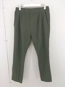 ◇ green label relaxing UNITED ARROWS タック パンツ サイズS カーキ系 メンズ