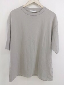 ◇ WYM LIDNM ウィム バイ リドム 半袖 Tシャツ カットソー サイズL グレー系 メンズ
