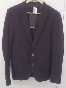 * MK MICHEL KLEIN HOMME Michel Klein Homme long sleeve tailored jacket size 48 bordeaux men's 