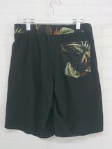 ◇ BILLABONG ビラボン ショート パンツ サイズL ブラック グリーン系 メンズ P_画像3