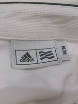 ◇ adidas アディダス 半袖 ポロシャツ サイズM オフホワイト メンズ_画像4