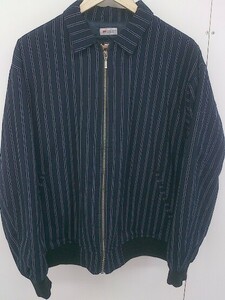 ◇ RAGEBLUE レイジブルー 中綿 ジップアップ 長袖 ジャケット サイズＭ ネイビー ブラック ホワイト メンズ