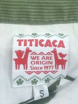 ◇ titicaca チチカカ 総柄 長袖 カバーオール ジャケット サイズS グリーン メンズ_画像4