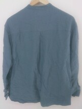 ◇ ◎ BEAUTY&YOUTH ビューティ&ユース UNITED ARROWS リネン混 長袖 シャツ サイズM ブルー メンズ P_画像3