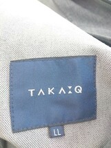 ◇ TAKA-Q タカキュー 長袖 マウンテン パーカー サイズLL グレー メンズ_画像5