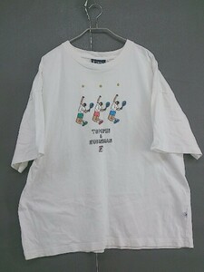 ◇ FILA × NAIJEL GRAPH プリント 半袖 Tシャツ サイズL ホワイト レッド マルチ メンズ