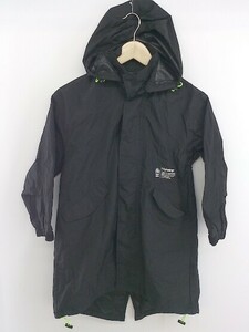 ◇ ◎ highking Hiking 2WAY Zip Up Long Sleeve Field Coat Размер M 120 ~ 140 Черный Женский Мужской P