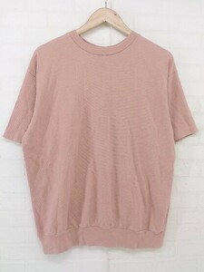 ◇ BEAUTY&YOUTH ビューティ&ユース UNITED ARROWS 半袖 Tシャツ カットソー サイズM ピンク メンズ P