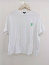 ◇ FREAK'S STORE フリークスストア バックデザイン 半袖 Tシャツ カットソー サイズS ホワイト グリーン オレンジ メンズ_画像1