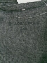 ◇ GLOBAL WORK グローバルワーク 長袖 コーチ ジャケット サイズL グレー メンズ P_画像4