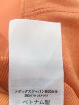◇ adidas アディダス 長袖 トレーナー サイズS オレンジ メンズ_画像7