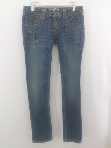 ◇ TAVERNITI SO JEANS タヴァニティ ソー ジーンズ ダメージ加工 ジーンズ デニム パンツ サイズ27 ブルー メンズ P