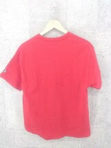 ◇ Champion チャンピオン 半袖 Tシャツ カットソー L レッド メンズ_画像3