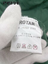 ◇ ROTAR ローター 鹿の子 半袖 ポロシャツ グリーン系 メンズ_画像7