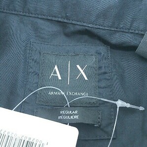 ◇ ARMANI EXCHANGE アルマーニエクスチェンジ 長袖 シャツ サイズM ブラック メンズの画像4