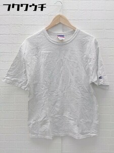 ◇ Champion チャンピオン 半袖 Tシャツ カットソー サイズM ライトグレー系 メンズ