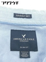 ◇ ◎ AMERICAN EAGLE OUTFITTERS ボタンダウン BD 長袖 シャツ サイズXS ライトブルー メンズ_画像4