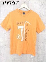 ◇ KRIFF MAYER クリフメイヤー プリント クルーネック 半袖 Tシャツ カットソー サイズM オレンジ メンズ_画像2