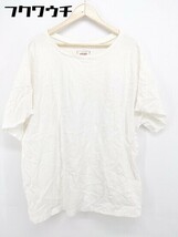 ◇ VANS ヴァンズ 半袖 Tシャツ カットソー サイズF ホワイト メンズ_画像1